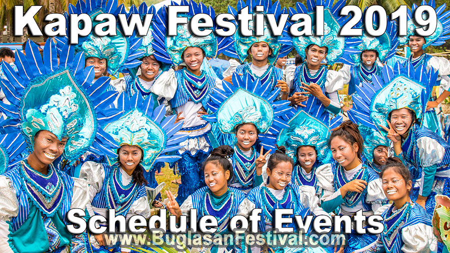 Kapaw Festival 2019 - Schedule of Events - Basay