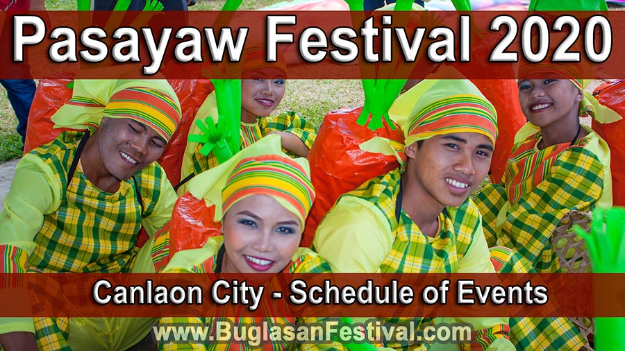 Pasayaw Festival 2020 - Canlaon City - Schedule of Events
