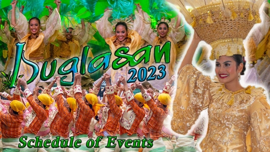 Schedule of Events – Buglasan Festival 2023